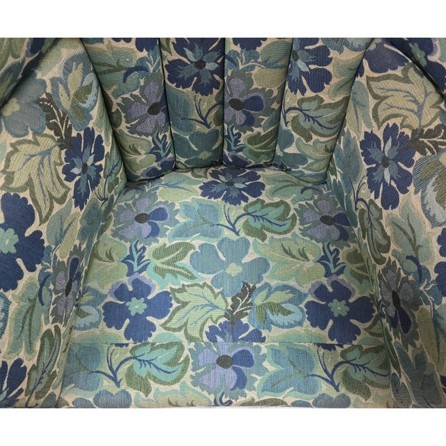 Early 20th Century English Wingback Chair in the Edwardian Tradition For Sale - Image 9 of 13