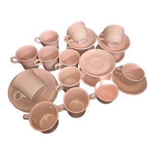 Collection of Retired Rose Fiesta Serveware For Sale
