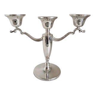 Sterling Silver Candelabra from Barker Ellis & Co., Birmingham, 1988 For Sale