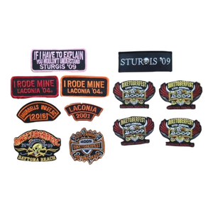 Archival Moto-Culture Asset: 12pc Deadstock Rally Patch Collection (2001–2016)