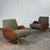 Brown Type 360 Lounge Chairs attributed to Janusz Różański, 1960s, Set of 2 For Sale - Image 8 of 13