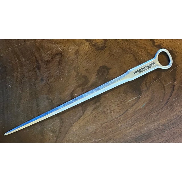 R. T. Vanderbilt Co 1916 - 1941 Silver Plate Georgian Style Meat Skewer or Letter Opener For Sale In New York - Image 6 of 9