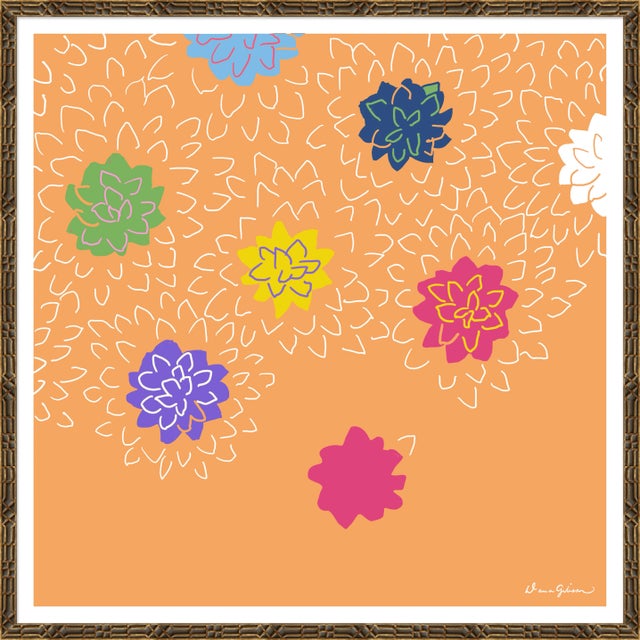 Chrysanthemums By Dana Gibson, Framed Art Print For Sale