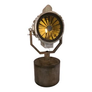 Large Vintage Ships Signal Light Floor Lamp