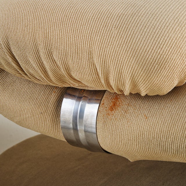 Modern Italian ‘Girasole’ Lounge Chair by Citterio & Nava for 4P, 1970s For Sale - Image 3 of 11