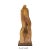 2010s Chinese Cypress Wood Carved Irregular Shape Happy Buddha Statue For Sale - Image 5 of 6