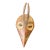 Vintage African Kwele-Style Hand-Carved Wood Antelope Mask on Stand For Sale
