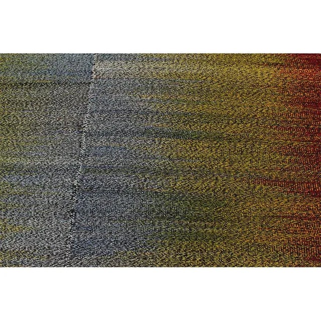 Handwoven Scandinavian Style Kilim Rug 5’1″ X 6’5″ For Sale - Image 4 of 12