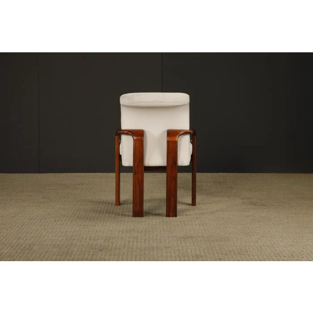 Set of Four Sculptural Armchairs in the Style of Afra & Tobia Scarpa, 1970s For Sale - Image 14 of 15