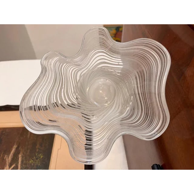 Vintage glass vase In a good condition