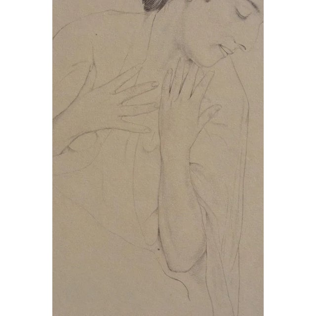 Walter Sauer, Woman in Profile, Signed Engraving For Sale - Image 5 of 8