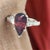 Finely Faceted Quality Tourmaline Diamond Ring Size 7 14k W Gold 4.8 TCW Certified $5,975 219121 This fine piece of...
