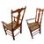 Chestnut Timeless Elegance: 4 Antique Queen Anne Style Mahogany Armchairs For Sale - Image 8 of 10