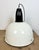Soviet Industrial White Enamel Pendant Lamp, 1960s For Sale - Image 13 of 18