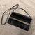 Art Deco 1970s Black Rodoide, Brass and Leather Italian Evening Bag For Sale - Image 3 of 15