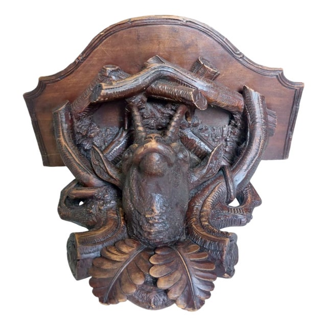 Antique Black Forest Console Table, 1900 For Sale