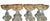 French 1920s Saint Louis Gilded French Crystal Cluny Pattern Champagne Coupes - Set of 7 For Sale - Image 3 of 5