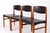 Wood Mid-Century Modern Teak Dining Chairs with Black Leather Seats by Grete Jalk for Glostrup, Denmark, 1960s, Set of 4 For Sale - Image 7 of 10