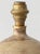 20th Century Modern French Studio Pottery Stoneware Table Lamp with Rattan Shade, 1950s For Sale - Image 11 of 15