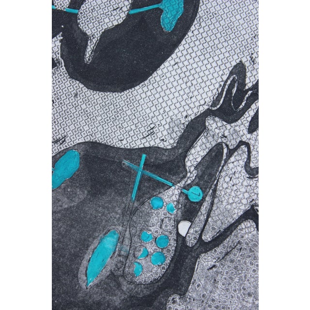 1960s 1960s Vintage Annette Robyns Etching Print For Sale - Image 5 of 8