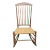 Early American Oak and Split Reed Seat Rocker, Circa 1960s For Sale