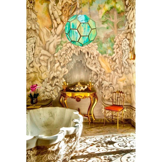 Contemporary Marjorie Skouras 15" Honeycomb "La Menthe" Lantern For Sale - Image 9 of 12