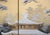 1960s "Winter Landscape With Temple", Showa Era Japanese Silk Byobu Screen For Sale - Image 12 of 18