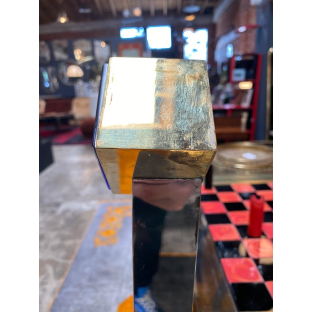 1980s Italian Mid Century Modern Oversized Wall Mirror For Sale In Los Angeles - Image 6 of 10