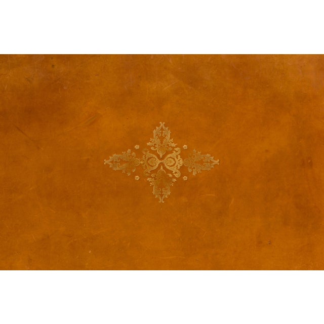 Mid 20th Century Mid-20th Century French Louis XVI Writing Desk in Mahogany & Leather For Sale - Image 5 of 18