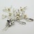 Vintage Italian Handmade Genuine Sterling Silver 925 Christmas Holly and Mistletoe Figurine, 1980s For Sale - Image 4 of 15