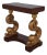 Antique Italian Dolphin Base Inlaid Mahogany Console Table For Sale