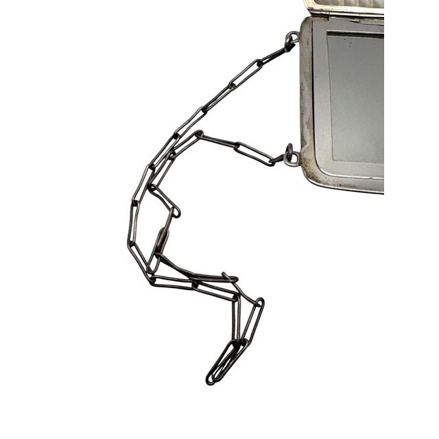 Antique Sterling Silver Compact/Coin Purse For Sale - Image 10 of 11