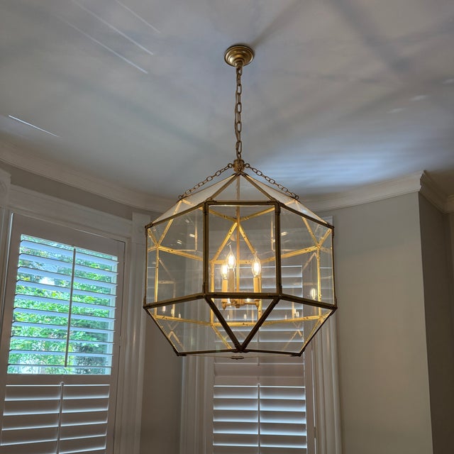 Brass Visual Comfort Morris Large Lantern For Sale - Image 8 of 8