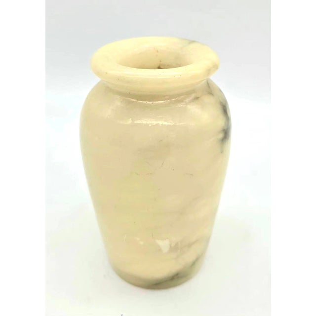 Vintage Alabaster Bud Vase For Sale - Image 4 of 10