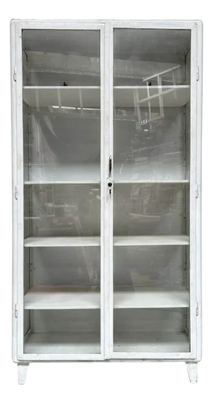 Vintage Doctors Display Cabinet, 1950s
