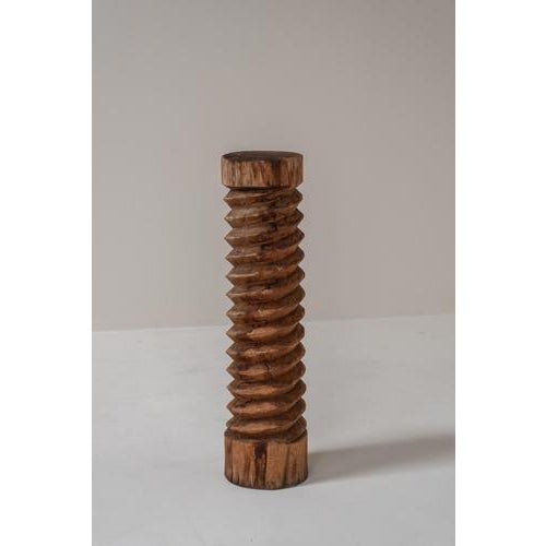 Vintage French Hand-Carved Wooden Wine Screws, Set of 2 For Sale - Image 5 of 15