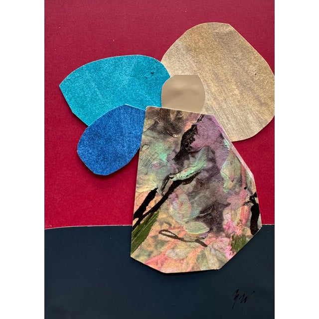 "Pop Music 11" Original Mixed-Media Collage on Paper by Zac Woodiel For Sale - Image 4 of 9