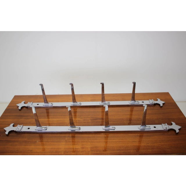 Chrome Meat Holders, Czechoslovakia, 1930s, Set of 2 For Sale - Image 11 of 12