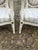 French 19th Century Louis XVI Painted Walnut Arm Chairs - Set of 2 For Sale - Image 6 of 9
