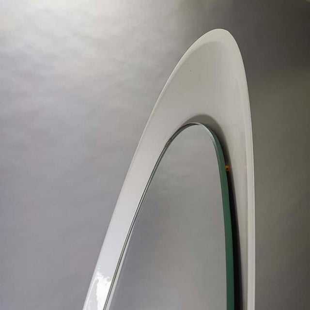 Glass Lipstick Mirror by Roger Lecal for Charbrieres Cie, France, 60 For Sale - Image 7 of 8