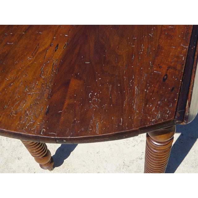 Top Flap Table in Walnut For Sale - Image 11 of 18