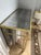 Hollywood Regency Antiqued Mirrored 3 Drawer Chest With Gold Trim For Sale - Image 3 of 5