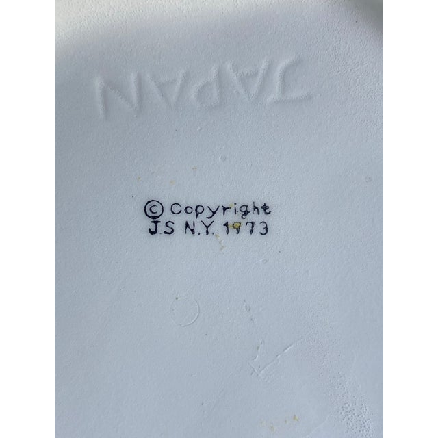 1970s White and Green Frog Marmalade Condiment Server For Sale In West Palm - Image 6 of 6