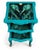 Rococo Bespoke Turquoise Rococo-Style Accent Chest With Emma Shipley Designs by Mary Street Gallery For Sale - Image 3 of 6