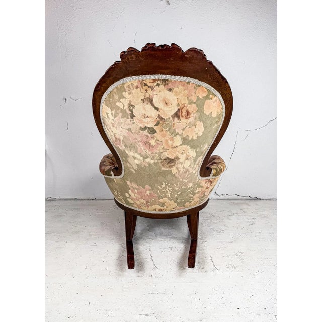 Early 20th Century Early 20th Century Parlor Rocking Chair For Sale - Image 5 of 9