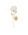 Currey & Company Currey & Company Dandelion Silver & Gold Wall Sconce For Sale - Image 4 of 4