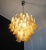 Italian Murano Style Chandelier, 53 Caramel Lattimo Glass Petals, Mazzega Style For Sale - Image 9 of 12