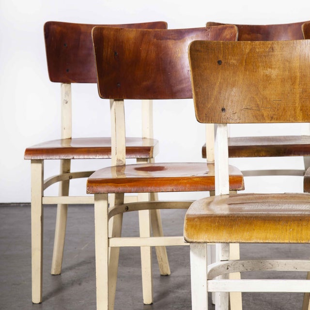 Bentwood Painted Dining Chairs from Thon, 1950s, Set of 6 For Sale - Image 13 of 18