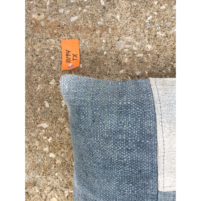 Vintage Naqshi Blue Turkish Rug Dog Bed Floor Cushion Chairish