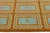 Swedish-Style Geometric Flatweave Wool Rug in Rust and Sky Blue For Sale - Image 9 of 10
